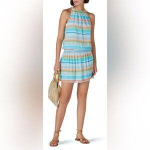Printed Paris Sleeveless Dress Rent the Breakdown Preloved L $395